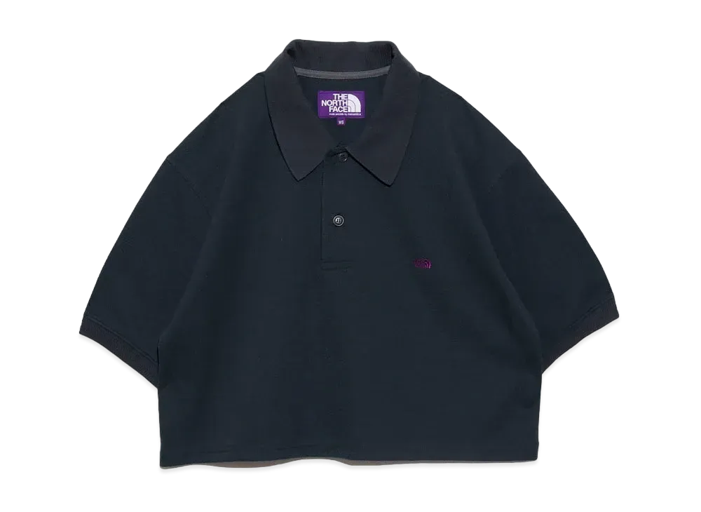 The North Face PURPLE LABEL Moss Stitch Field Cropped Polo "Asphalt Gray"