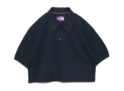 The North Face PURPLE LABEL Moss Stitch Field Cropped Polo "Asphalt Gray"