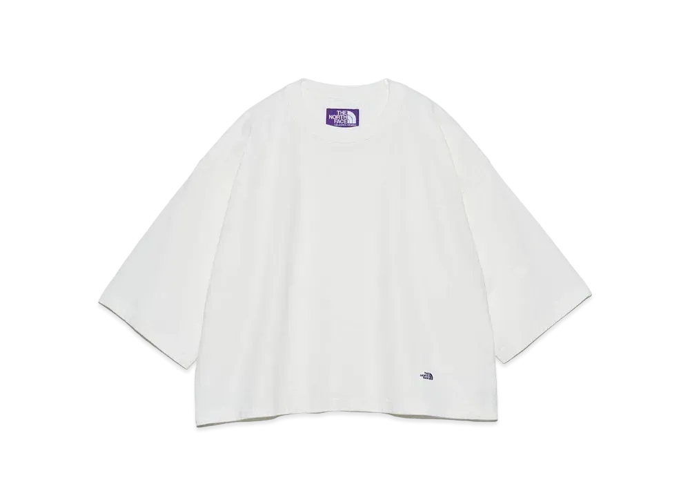 The North Face PURPLE LABEL 7oz Cropped Tee "Off White x Purple"