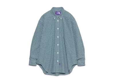 The North Face PURPLE LABEL Button Down Gingham Field Shirt "Green"