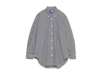 The North Face PURPLE LABEL Button Down Gingham Field Shirt "Asphalt Gray(AG)"