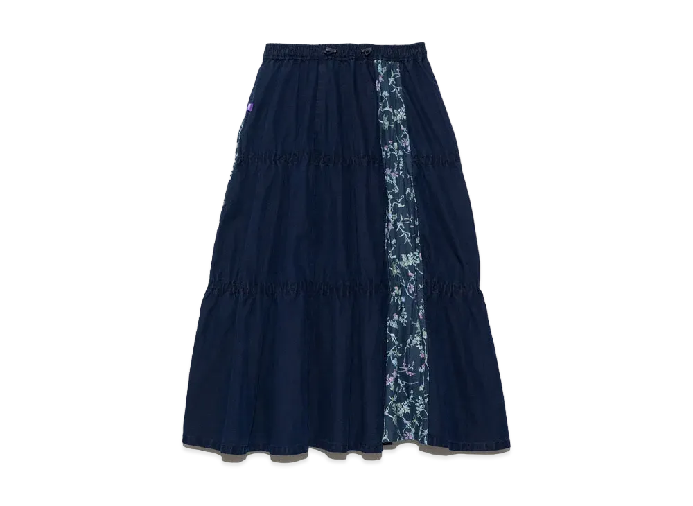 The North Face PURPLE LABEL Field Tiered Skirt "Indigo"