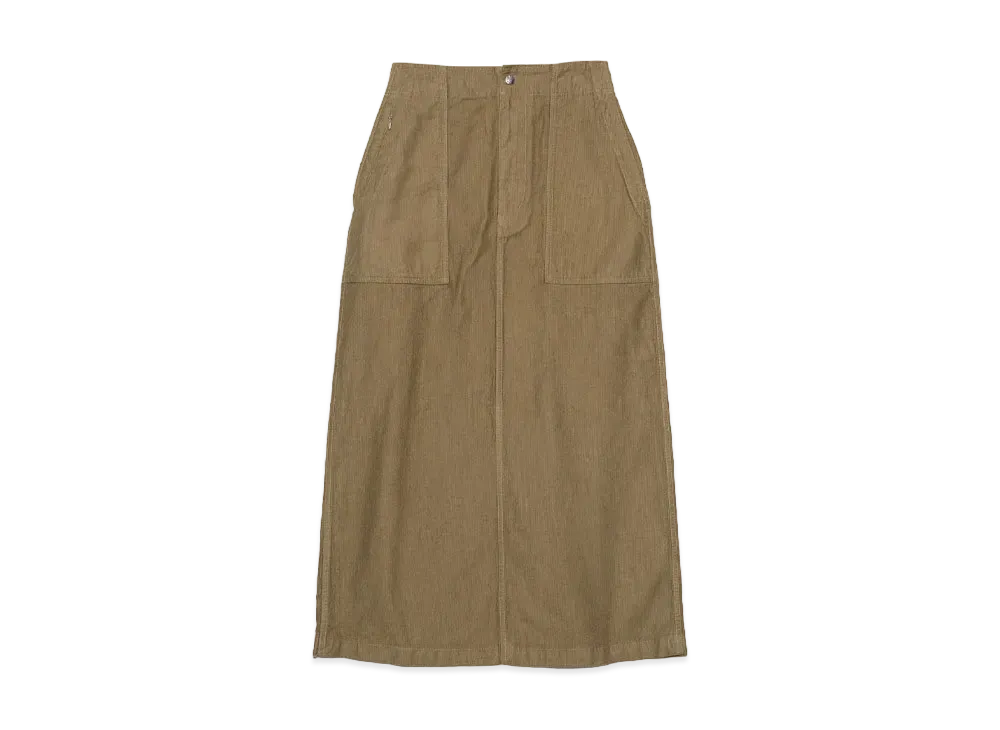The North Face PURPLE LABEL Uncut Corduroy Field Skirt "Khaki Beige"