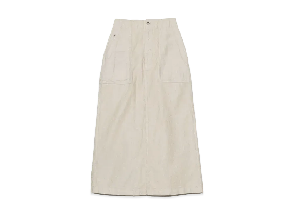 The North Face PURPLE LABEL Uncut Corduroy Field Skirt "Light Beige"