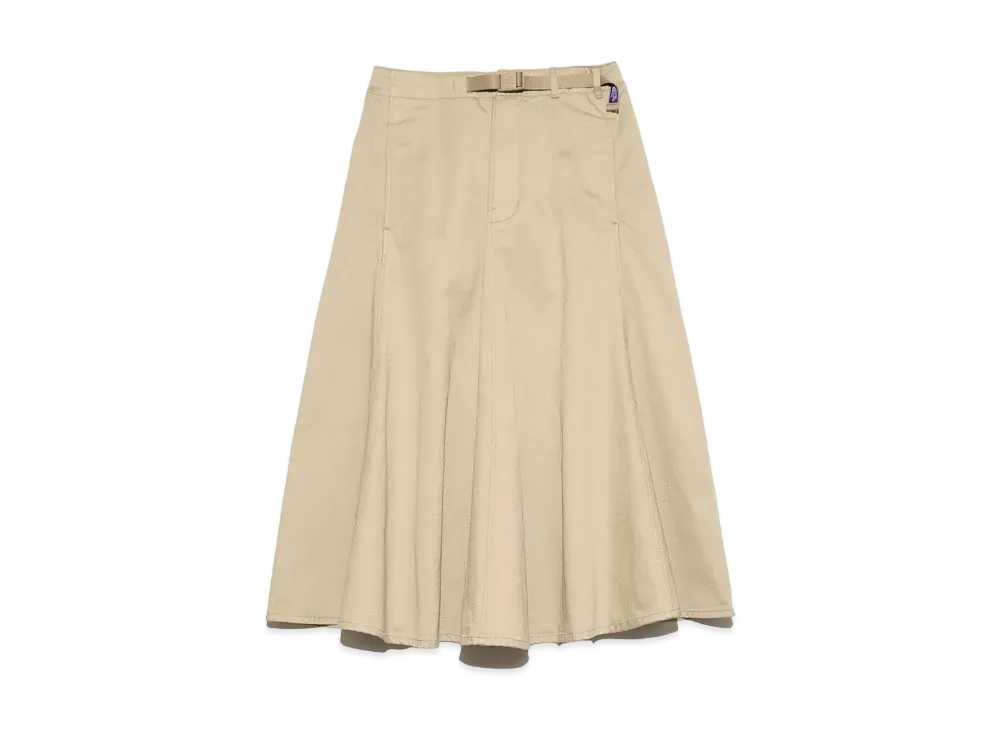 The North Face PURPLE LABEL Chino Flared Field Skirt "Beige"