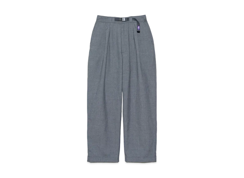 The North Face PURPLE LABEL Polyester Wool Oxford Tuck Field Pants "Mix Gray"