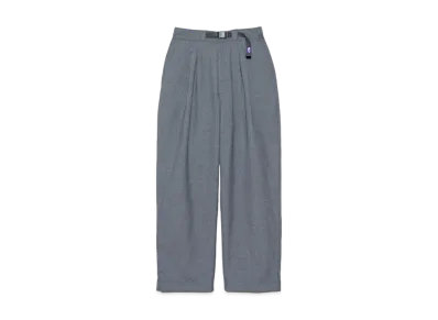The North Face PURPLE LABEL Polyester Wool Oxford Tuck Field Pants "Mix Gray"