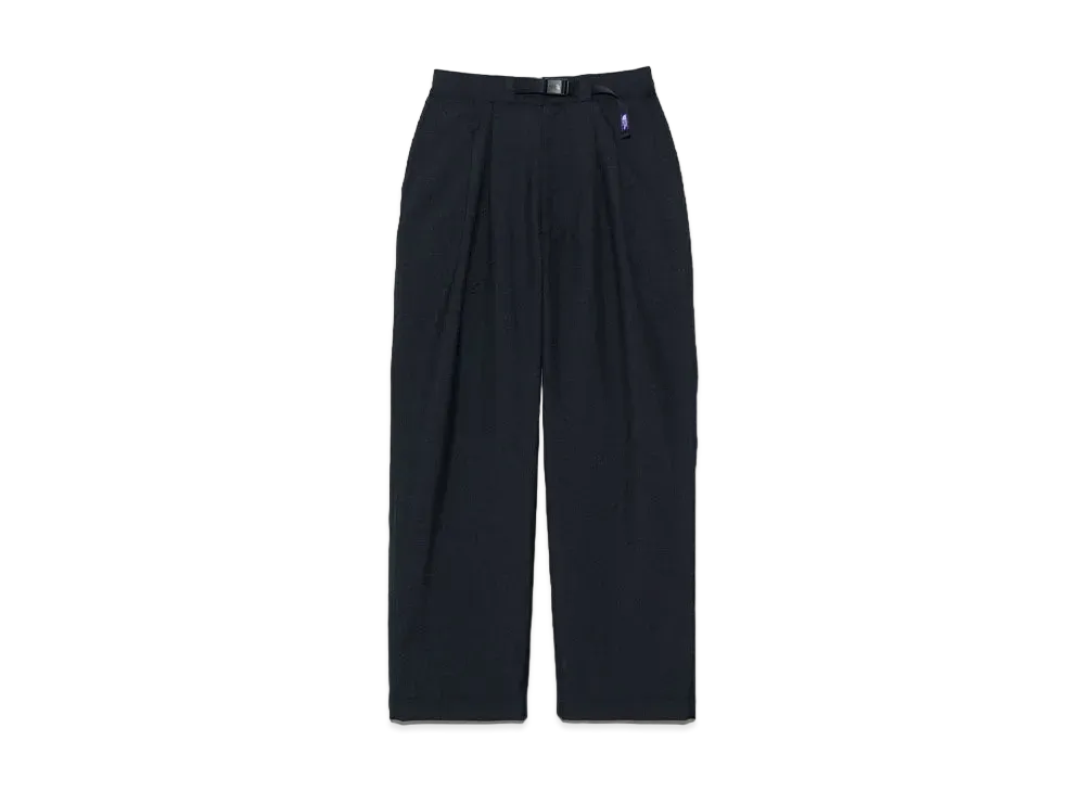 The North Face PURPLE LABEL Polyester Wool Oxford Tuck Field Pants "Black"