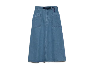The North Face PURPLE LABEL Denim Field Skirt "Indigo Bleach"