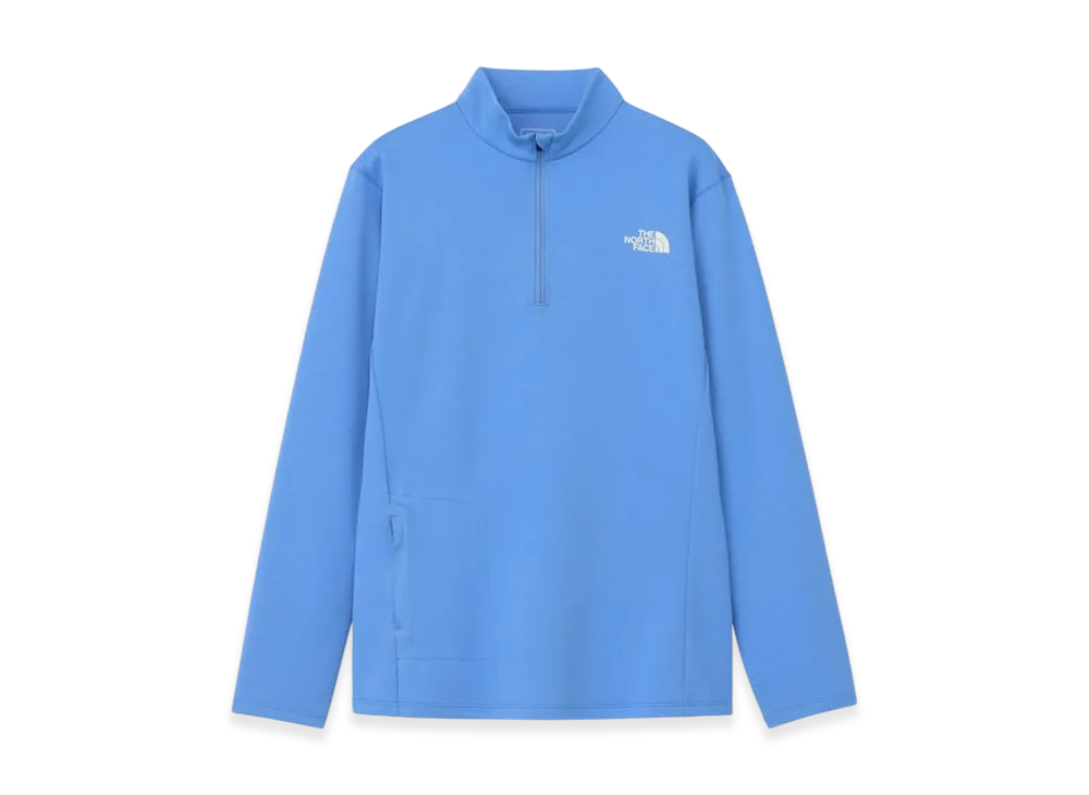 The North Face Long Sleeve QD Mid Zip Up "Marina Blue"