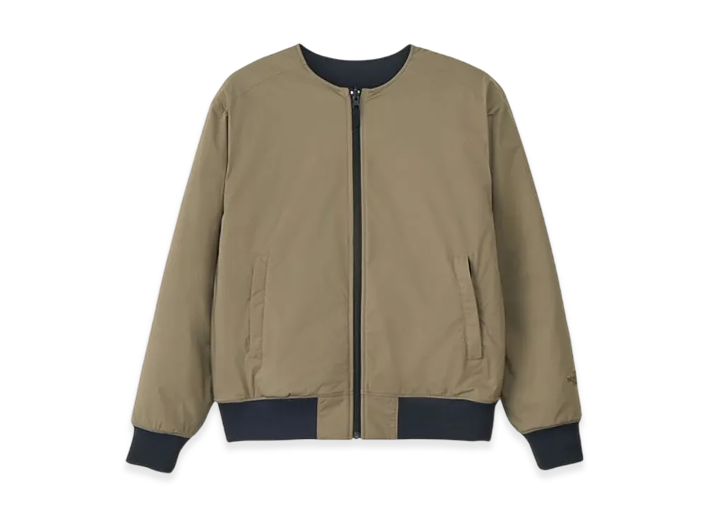 The North Face Reversible Tech Air Round Neck Jacket "Taupe/Black"