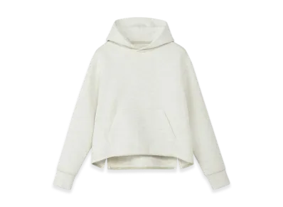 The North Face Tech Air Sweat Short Hoodie "White Mix Gray"