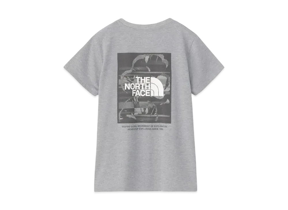 The North Face Short Sleeve Digital Box Logo Tee "Mix Gray"