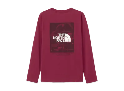 The North Face Long Sleeve Digital Box Logo Tee "Beetroot"