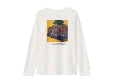 The North Face Long Sleeve Digital Box Logo Tee "White"
