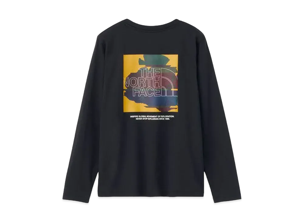 The North Face Long Sleeve Digital Box Logo Tee "Black"