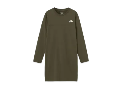The North Face Long Sleeve Blocked One Piece Crew "New Taupe"