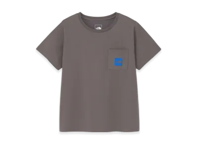The North Face Short Sleeve Square Logo Pocket Tee "Smoked Pearl"