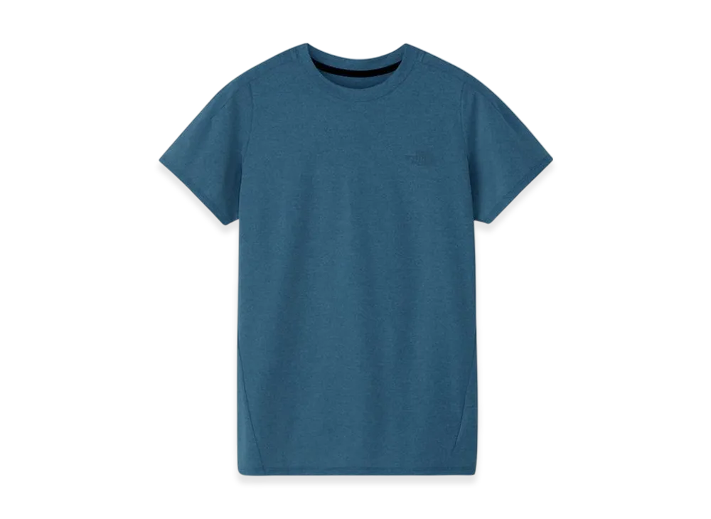 The North Face Short Sleeve Flash Dry Action Crew "Mountain Blue"