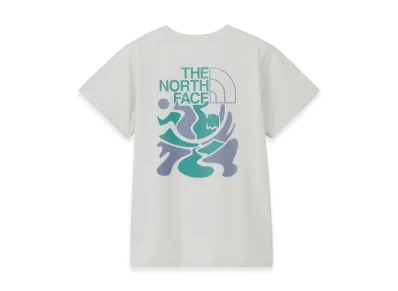 The North Face Short Sleeve ES Climbing Logo Tee "White Mix Gray"