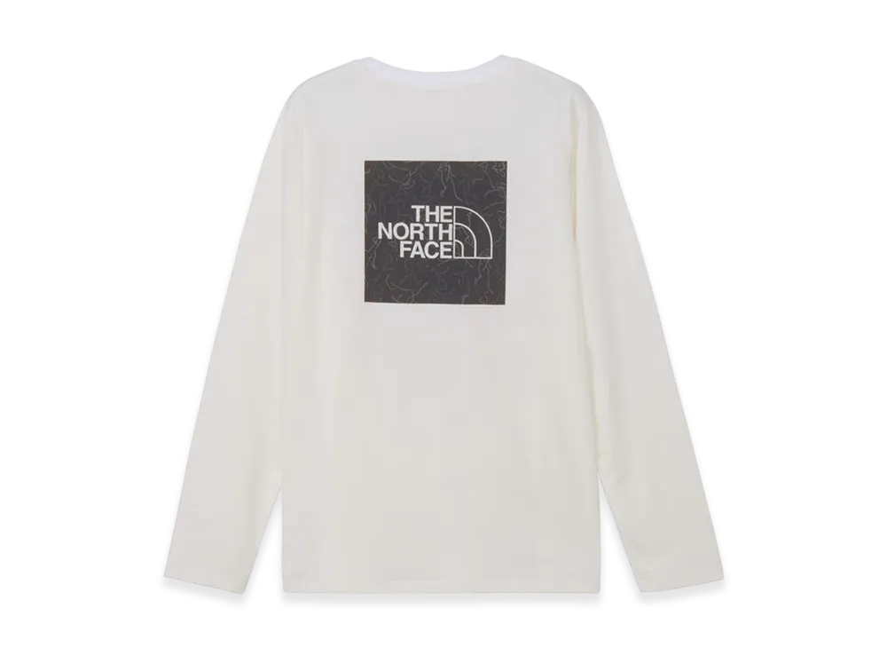 The North Face Long Three Blind Runner Tee "Grayish White"