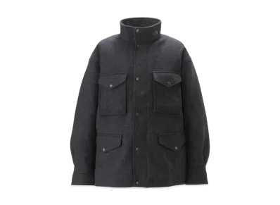 The North Face Windstopper Woodland Wool Jacket "Mix Charcoal"