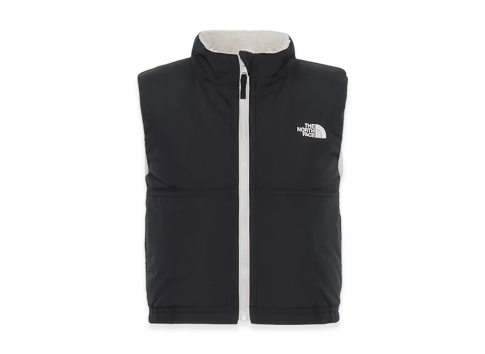 The North Face Reversible Cozy Vest Baby "Black/Fossil Ivory"