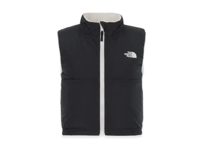 The North Face Reversible Cozy Vest Baby "Black/Fossil Ivory"