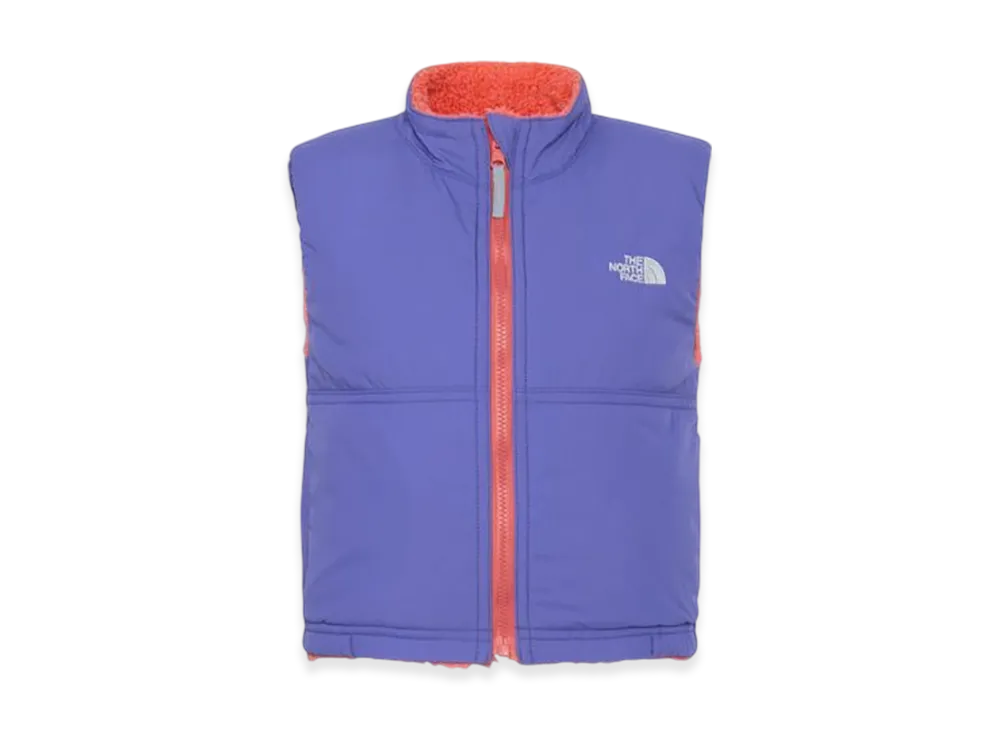 The North Face Reversible Cozy Vest Baby "Blue Iris/Living Coral"
