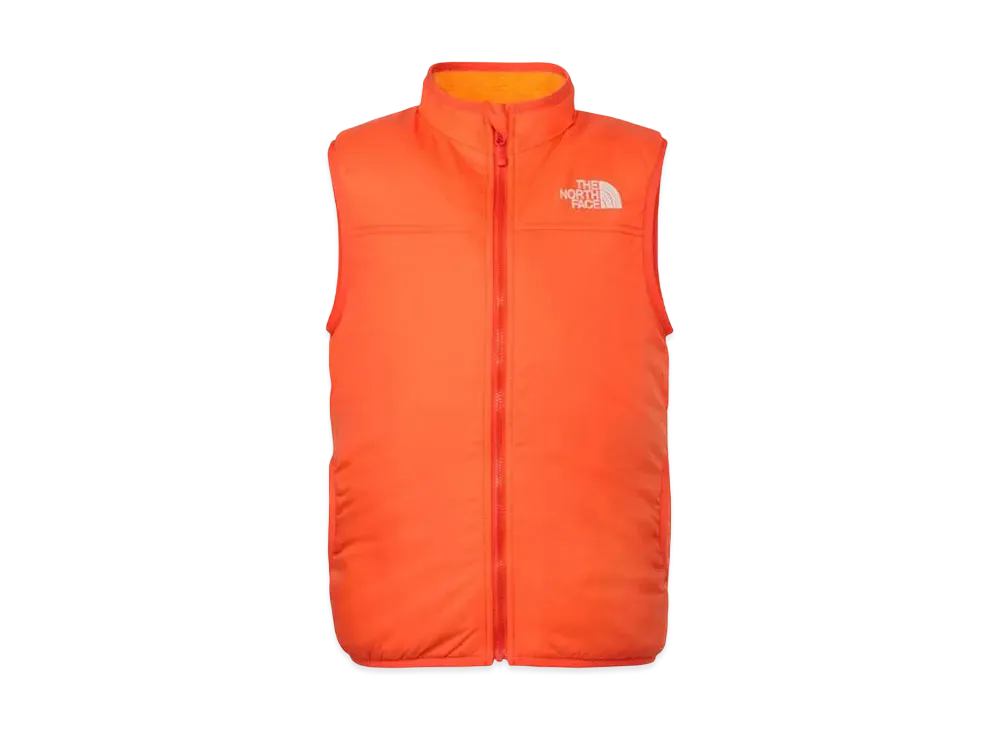 The North Face Kids Reversible Cozy Vest "TNF Orange"