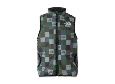 The North Face Kids Novelty Reversible Cozy Vest "TNF Block Black"