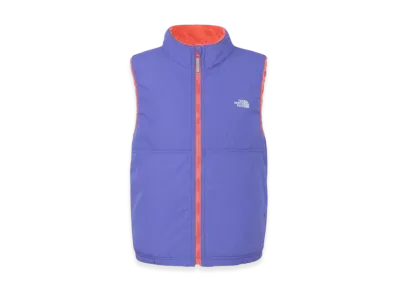 The North Face Reversible Cozy Vest Kids "Blue Iris/Living Coral"