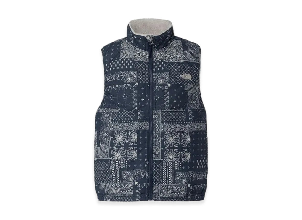 The North Face Novelty Reversible Cozy Vest Kids "Patchwork Navy"