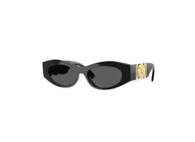 Versace Medusa Biggie Cat-Eye Sunglasses "Black/Gold"