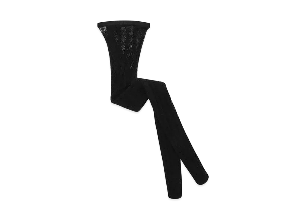 DOLCE&GABBANA Openwork Cotton Tights "Black"