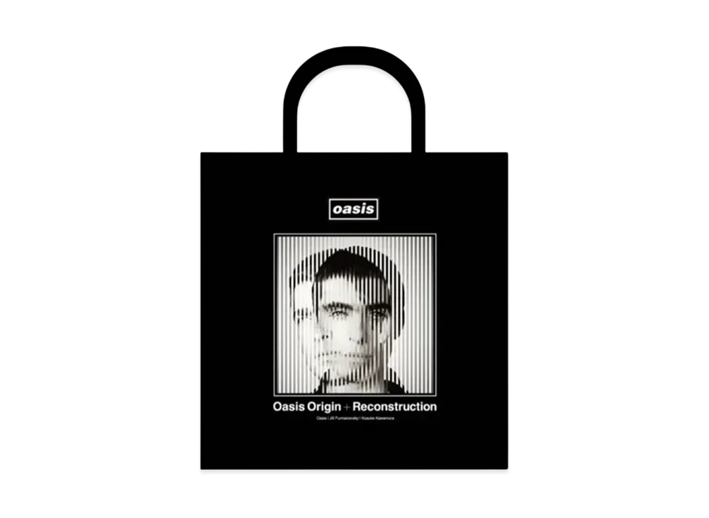 Oasis x Jill Furmanovsky x Kosuke Kawamura Portrait Tote Bag "Black"