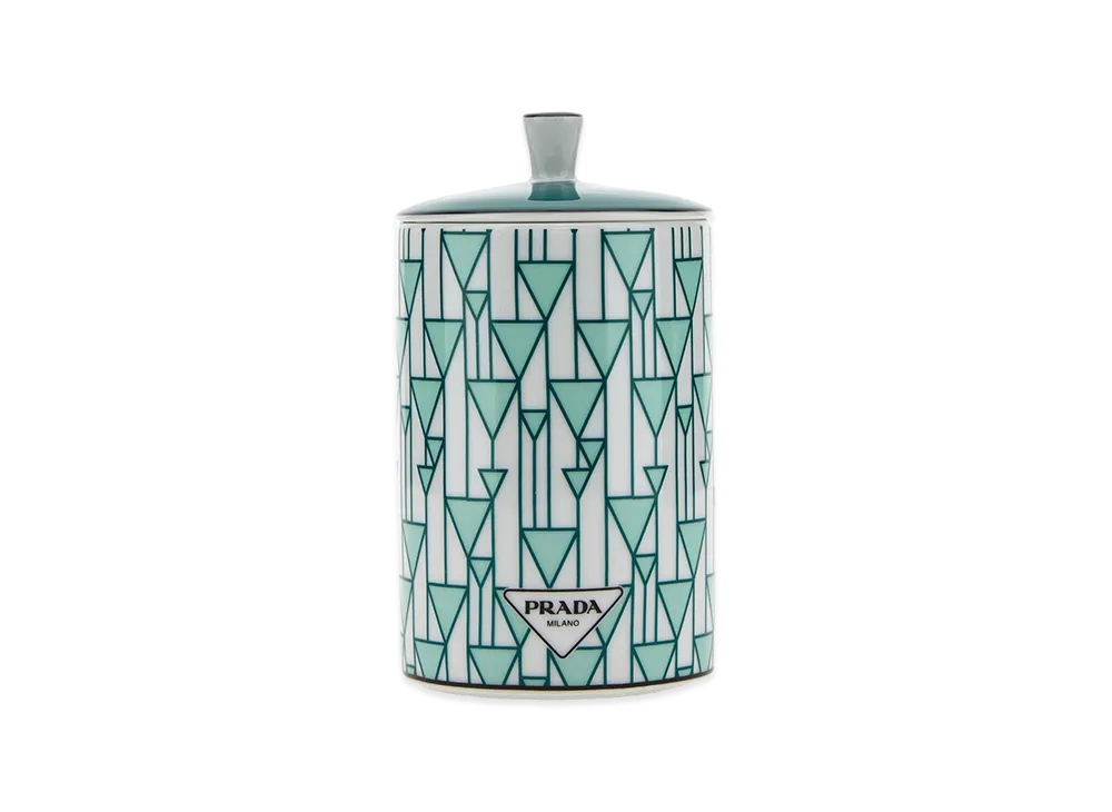 PRADA Embellished Porcelain Candle "Printed"