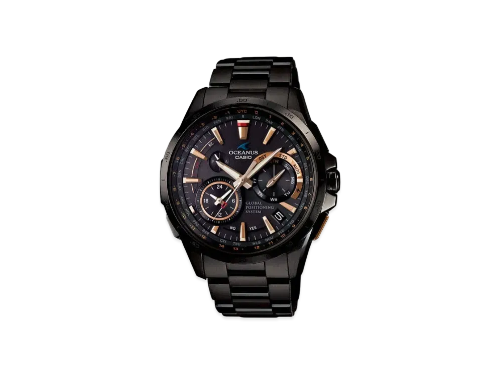 Casio OCEANUS GPS Solar OCW-G1000B-1A2JF "Black"