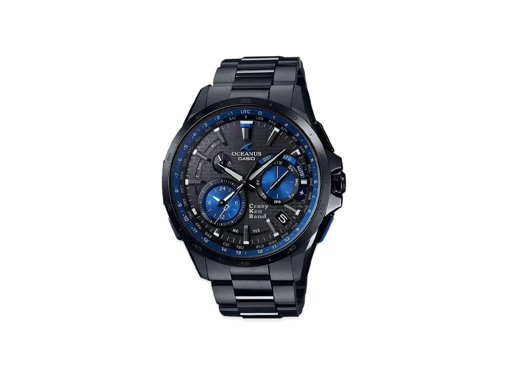Casio x CRAZY KEN BAND OCEANUS GPS Solar OCW-G1000CK-1AJR Limited to 500 "Black"
