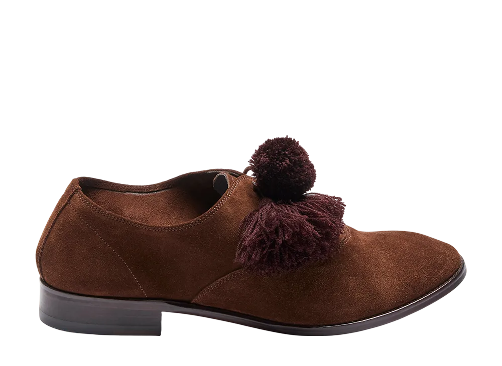 Midorikawa x SUICOKE FRINGE OXFORD "Brown"