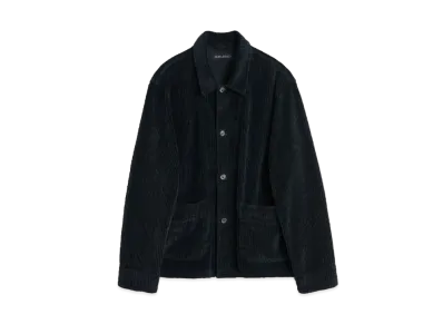 OUR LEGACY Archive Box Jacket Rustic Cord "Worn Black"
