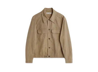 OUR LEGACY Coach Jacket Rich Poplin "Dark Sand"