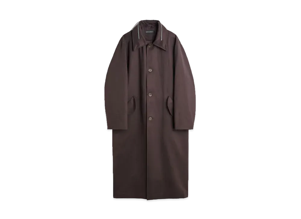 OUR LEGACY Emerge Coat Peached Tech "Profound Brown"