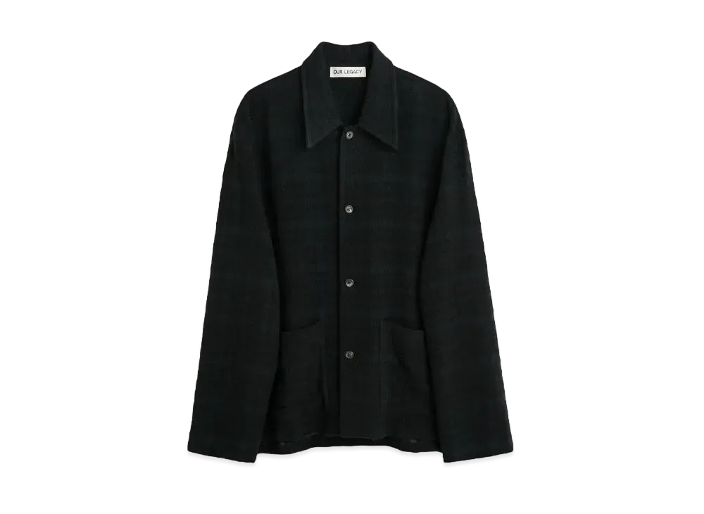 OUR LEGACY Haven Jacket Pankow Check "Black"