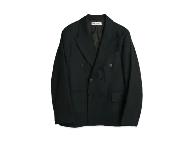 OUR LEGACY Unconstructed DB Blazer Panama Wool "Black"