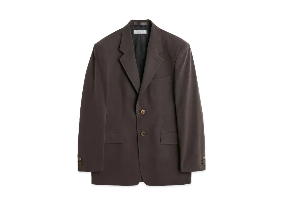OUR LEGACY Vienna Blazer Futuristic Silk "Oak Brown"