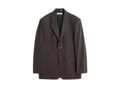 OUR LEGACY Vienna Blazer Futuristic Silk "Oak Brown"
