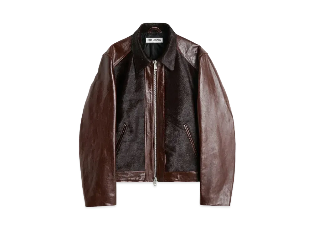 OUR LEGACY Andalou Jacket Hair On Hide "Tuscan Brown"