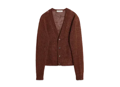 OUR LEGACY Academy Cardigan Magnificent Hemp "Ruby"