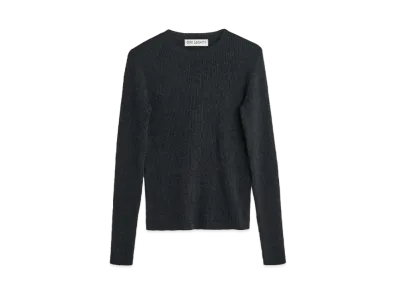 OUR LEGACY Compact Roundneck Melange Wool "Anthracite"